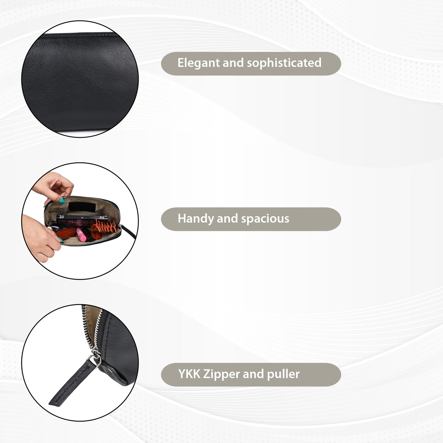 GRAINS & TAN MAKEUP POUCH (GT-104)