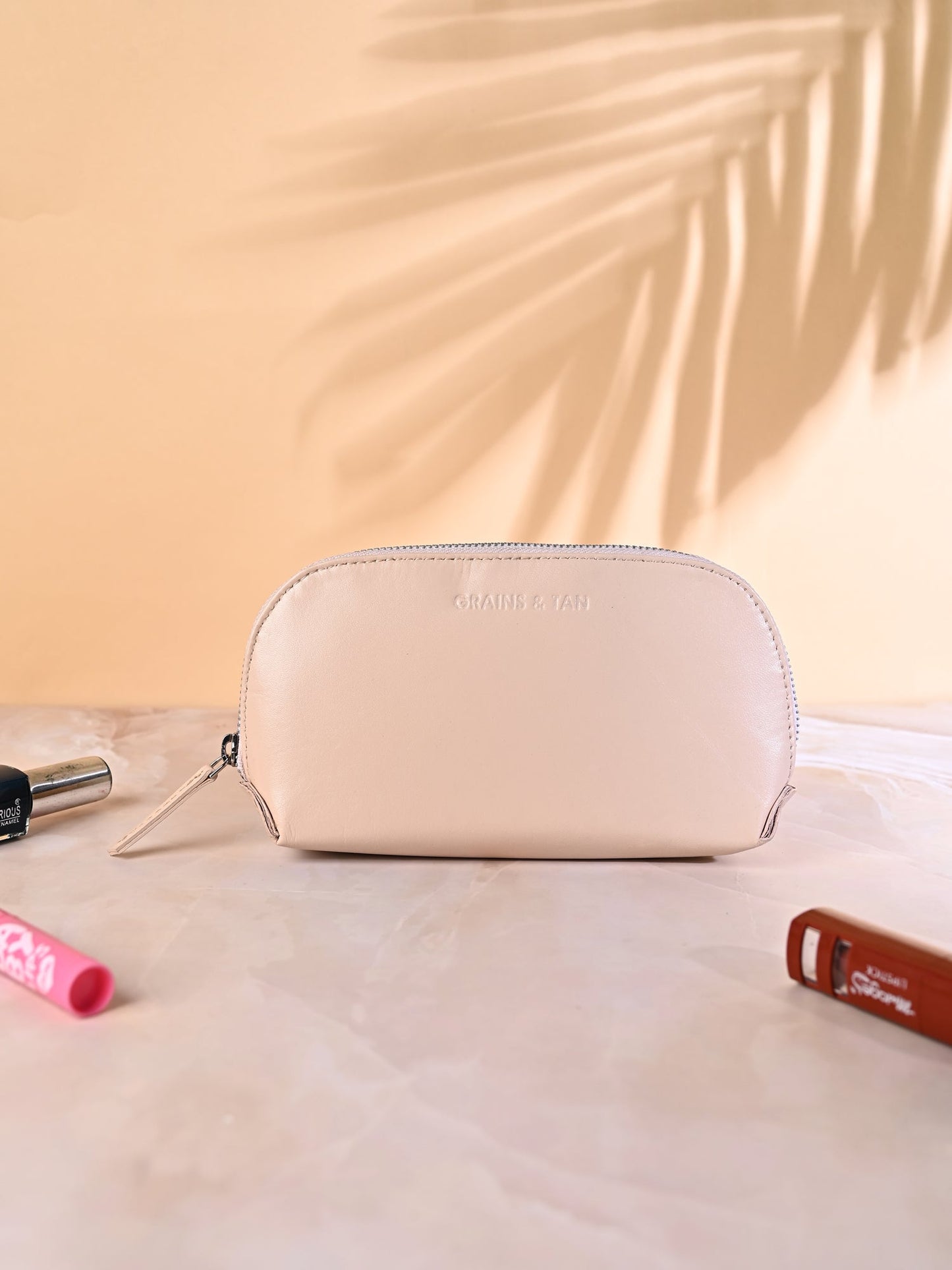 GRAINS & TAN MAKEUP POUCH (GT-104)