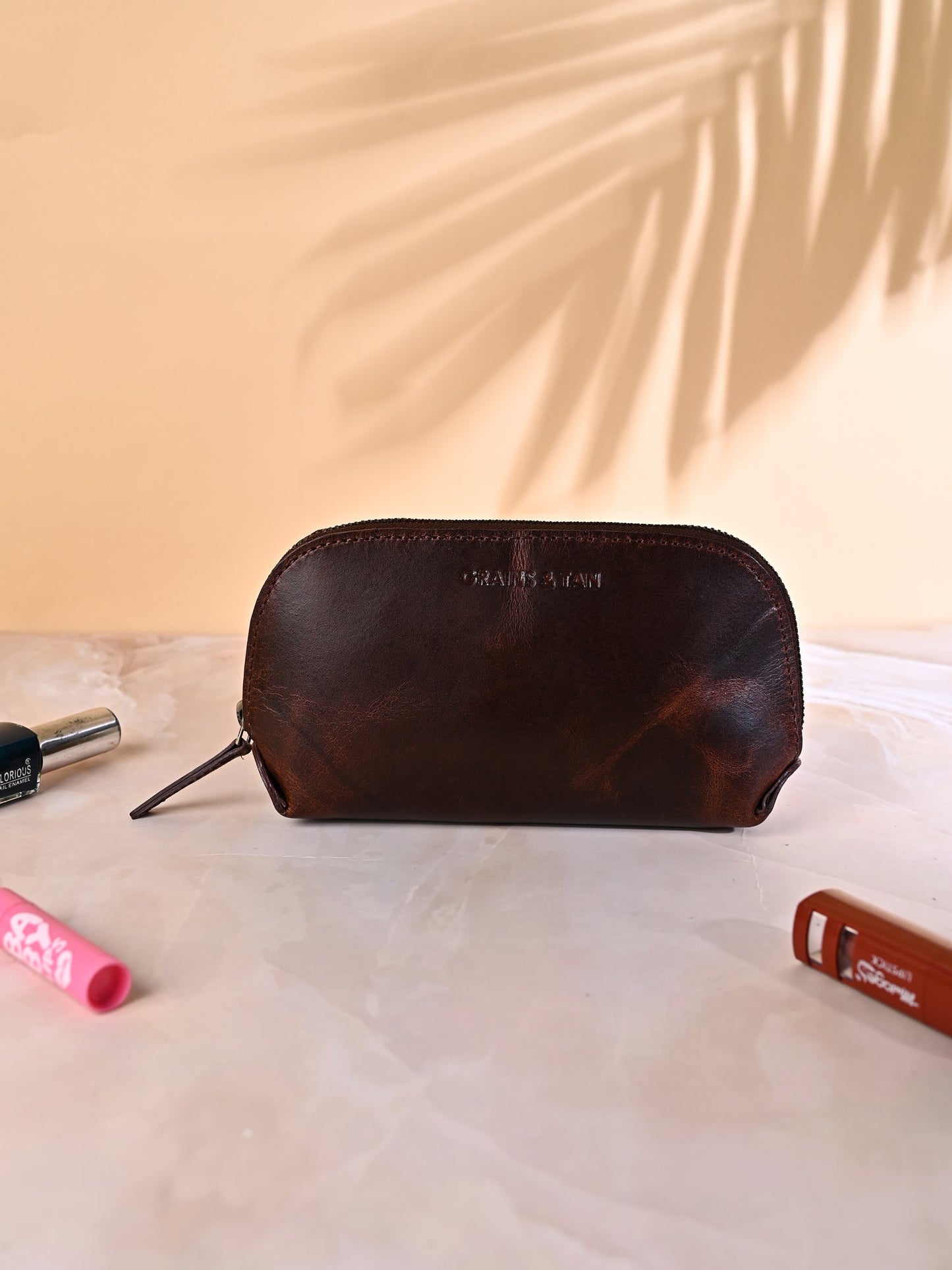 GRAINS & TAN MAKEUP POUCH (GT-104)